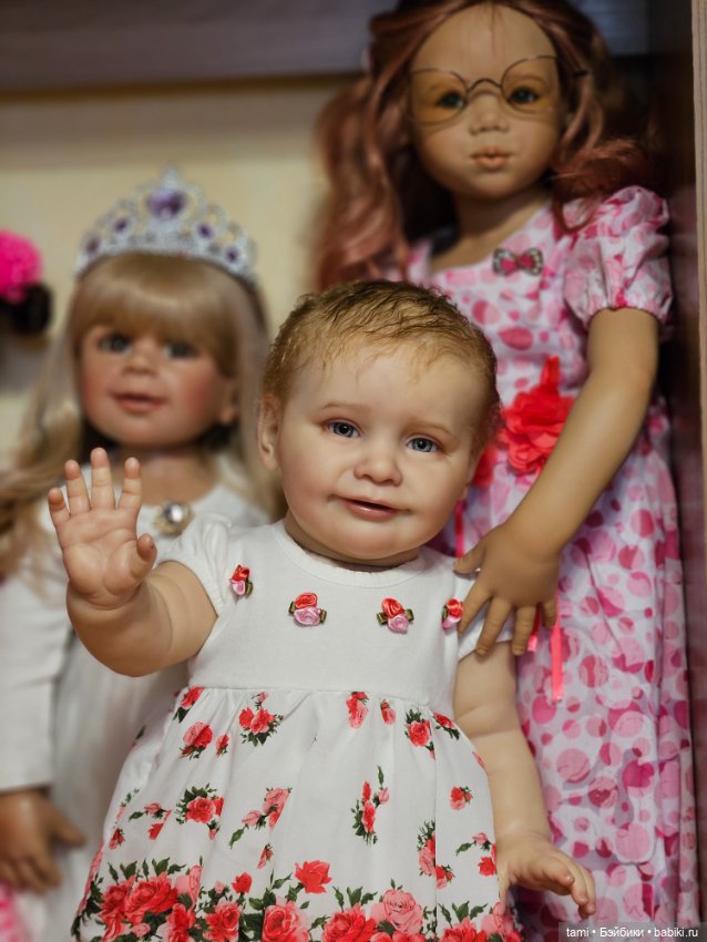 Зоечка у елочки — Куклы Реборн (Reborn): домашние фото (фото 10)