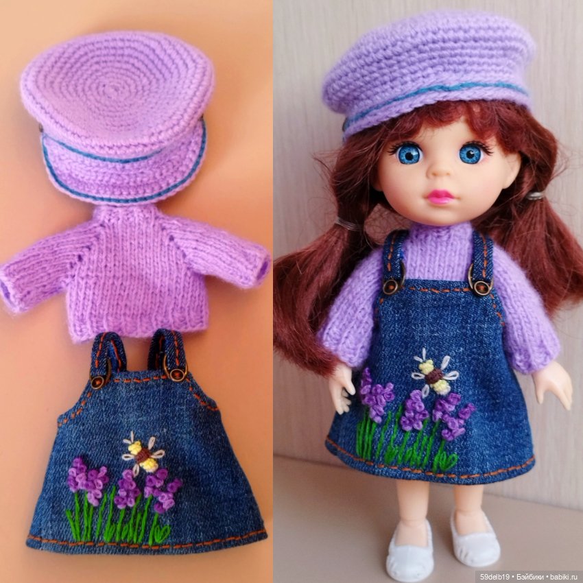 Новый джинсовый нарядик для баболишек