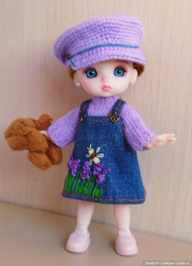 Новый джинсовый нарядик для баболишек (фото 10)