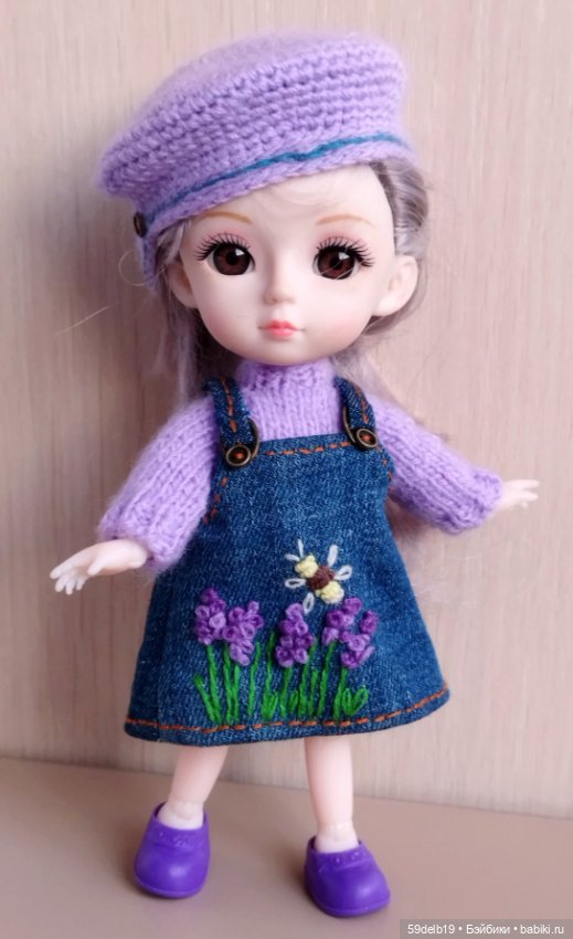 Новый джинсовый нарядик для баболишек (фото 2)