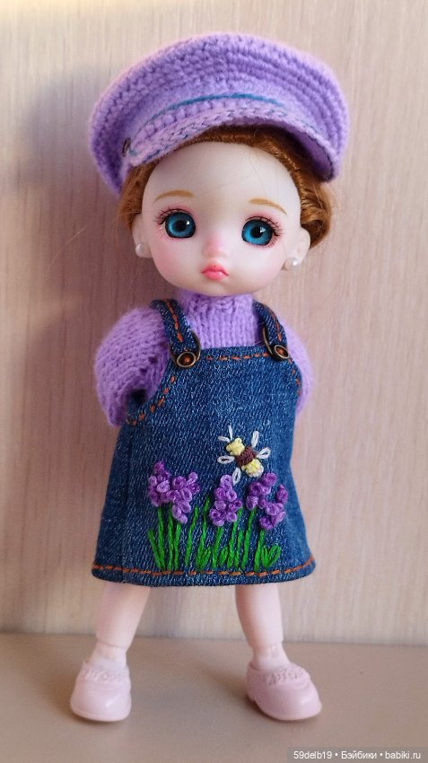 Новый джинсовый нарядик для баболишек (фото 5)