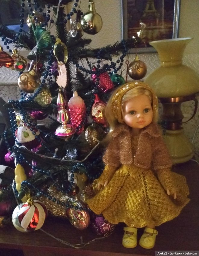 Со старым Новым Годом или новогодний наряд для куклы Клаудии Паола Рейна, Paola Reina