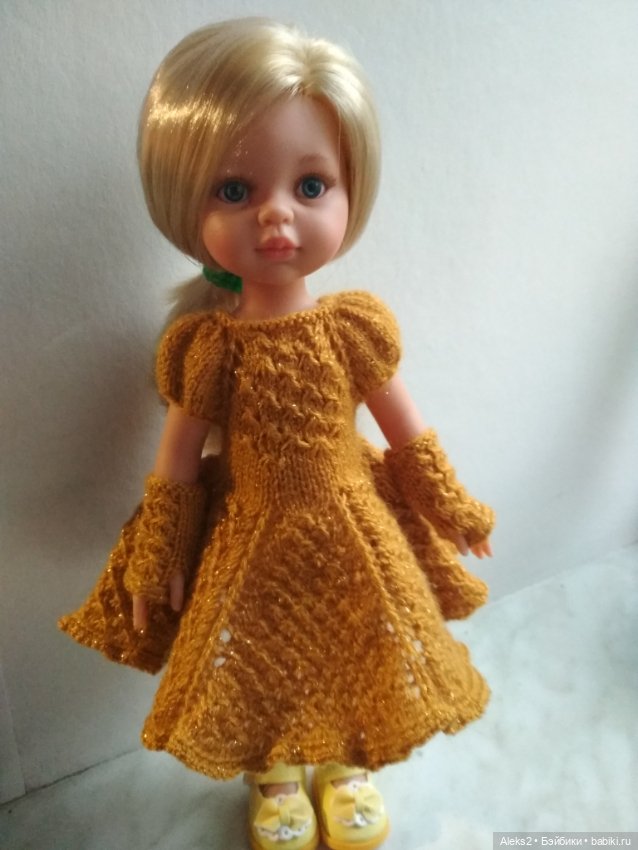 Со старым Новым Годом или новогодний наряд для куклы Клаудии Паола Рейна, Paola Reina (фото 8)