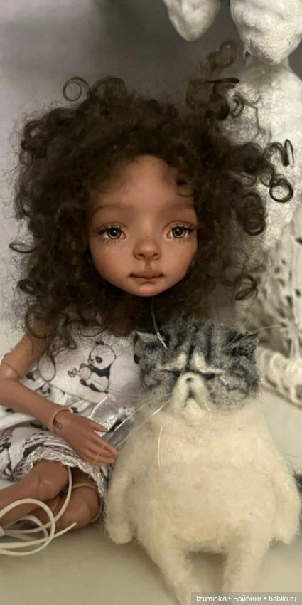 🌲🤗😸 Девочка и Котик — Домашние фото авторских кукол: личные коллекции (фото 4)