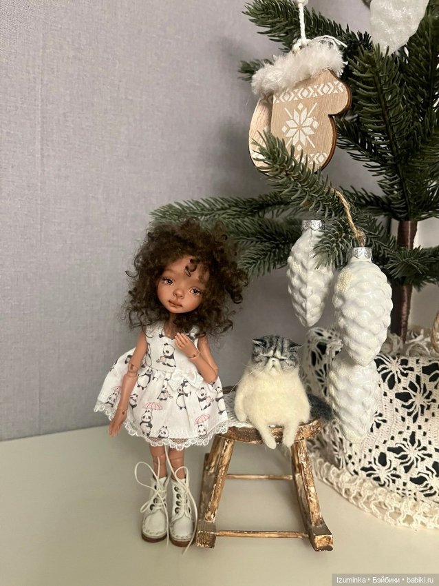 🌲🤗😸 Девочка и Котик — Домашние фото авторских кукол: личные коллекции