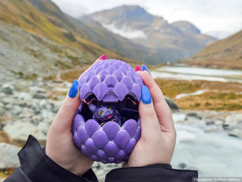 Маленький дракон из альпийских ночных фурий