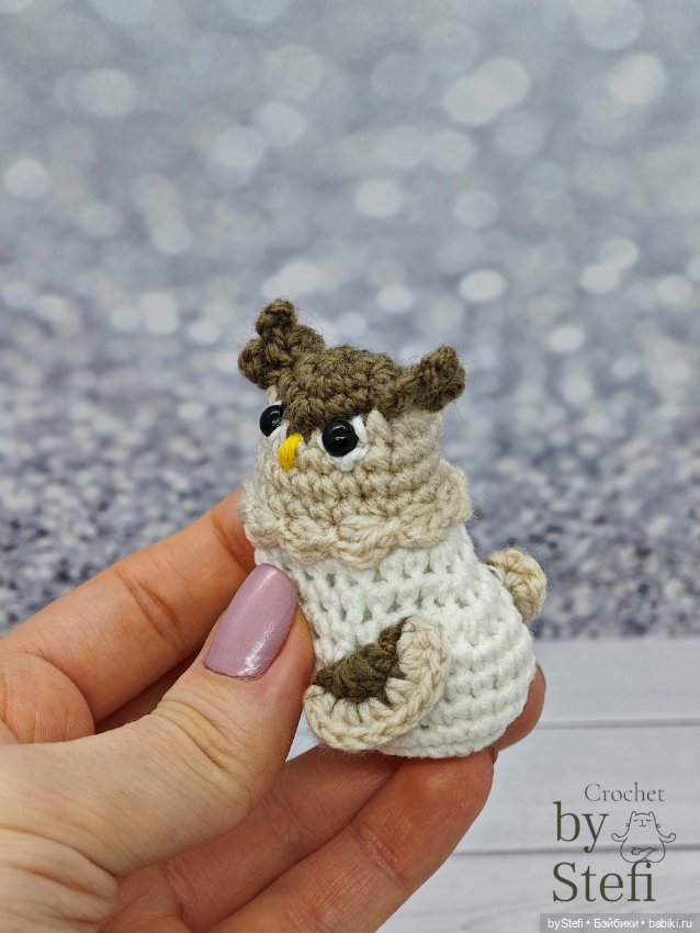 Совушка — Вязаные игрушки и амигуруми: крючком (фото 7)