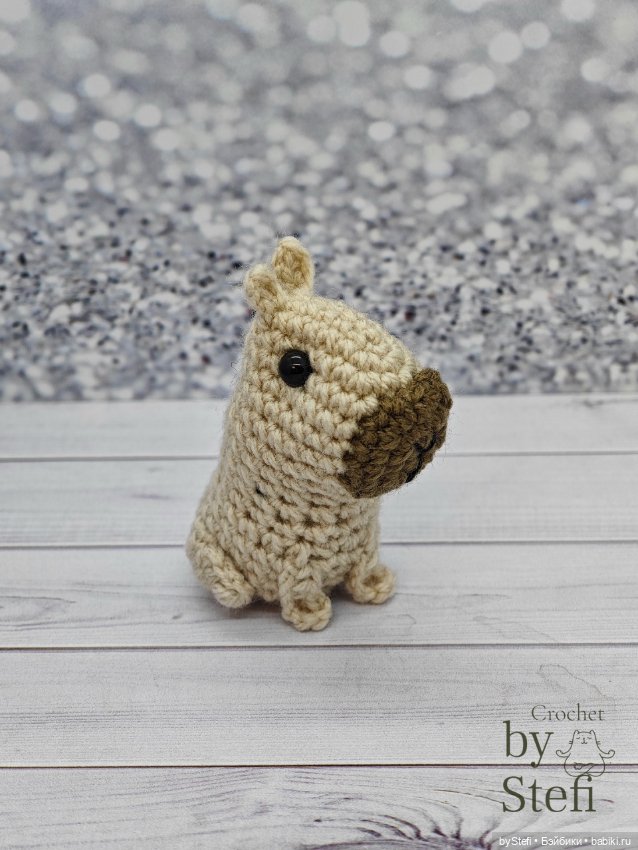 Капибара — Вязаные игрушки и амигуруми: крючком (фото 5)