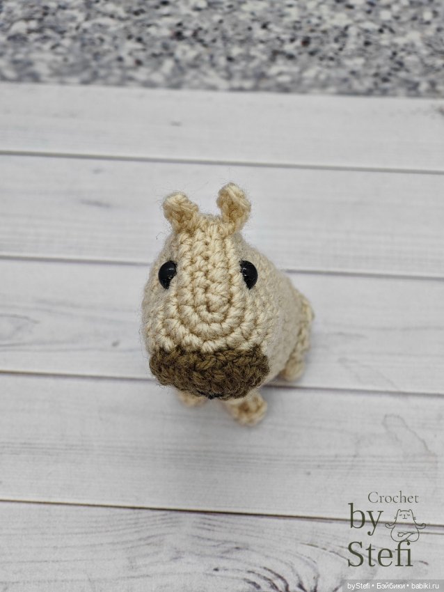 Капибара — Вязаные игрушки и амигуруми: крючком (фото 4)