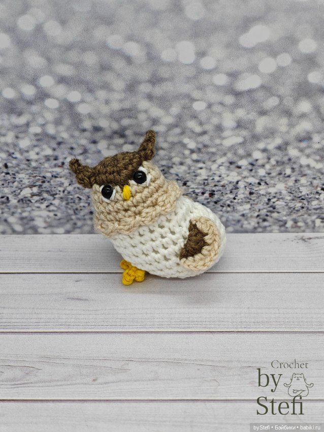 Совушка — Вязаные игрушки и амигуруми: крючком (фото 8)