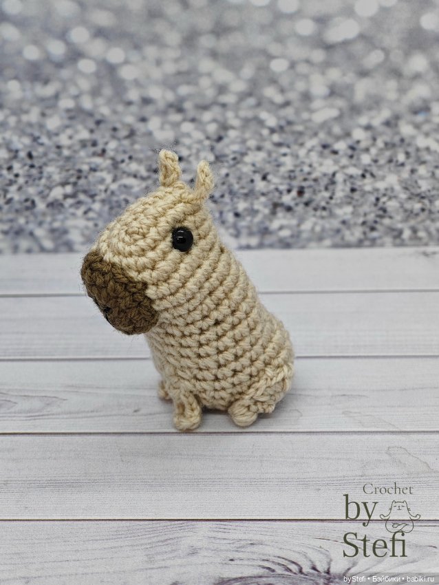 Капибара — Вязаные игрушки и амигуруми: крючком (фото 6)