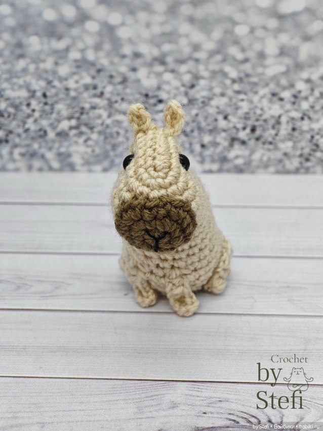 Капибара — Вязаные игрушки и амигуруми: крючком (фото 7)