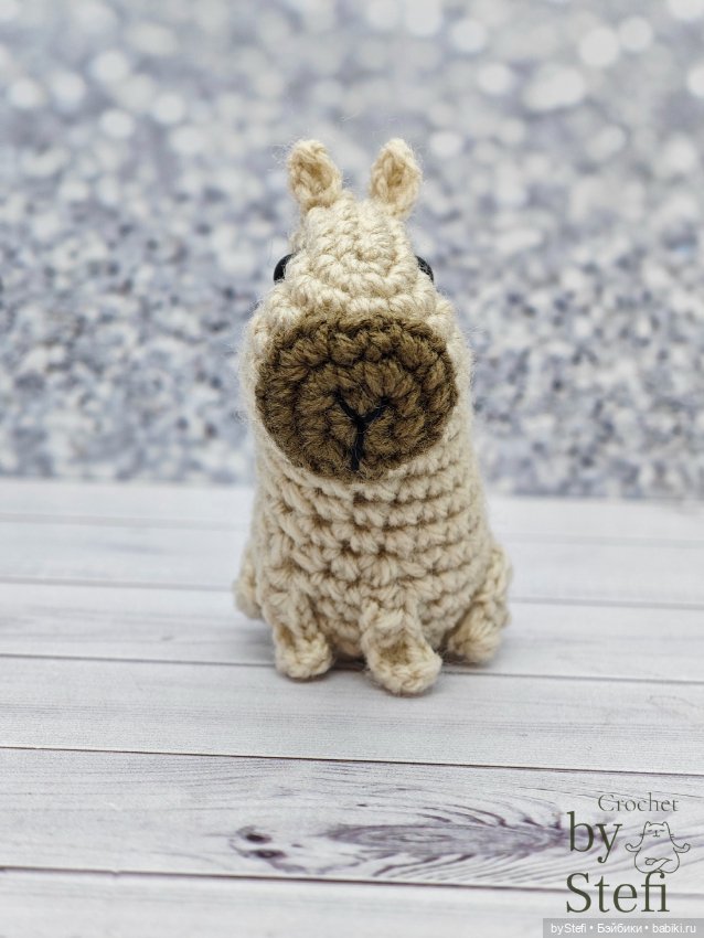 Капибара — Вязаные игрушки и амигуруми: крючком (фото 3)