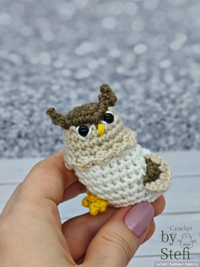 Совушка — Вязаные игрушки и амигуруми: крючком (фото 6)