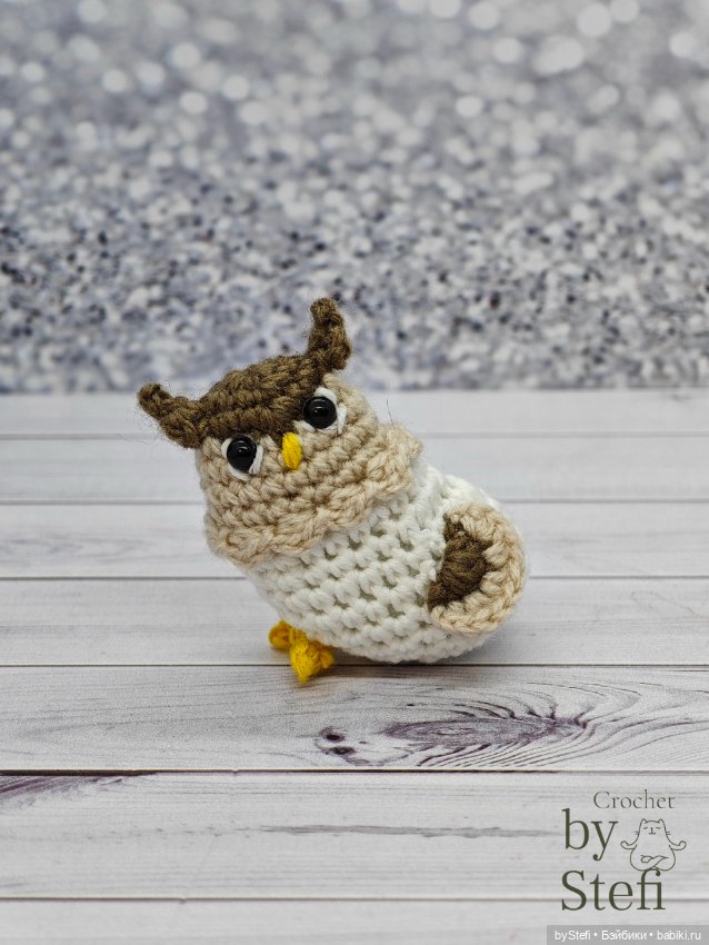 Совушка — Вязаные игрушки и амигуруми: крючком