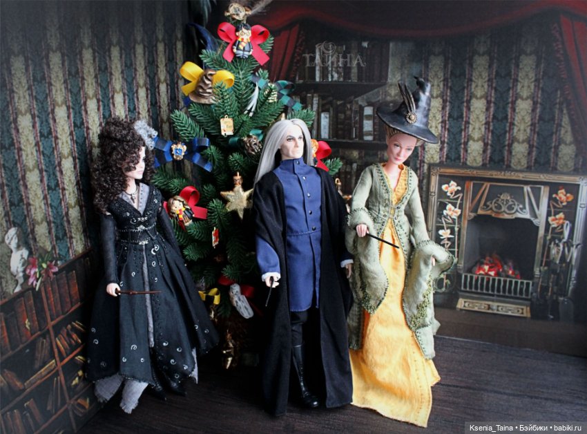 Елка в Хогвартсе — Куклы Harry Potter (Гарри Поттер) Mattel: Wizarding World (фото 10)