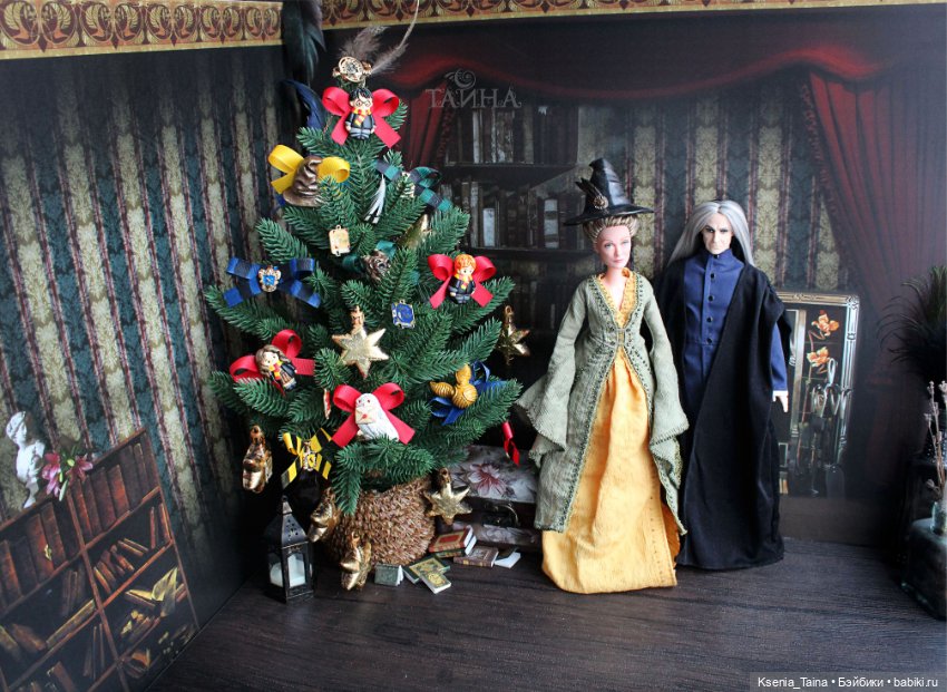 Елка в Хогвартсе — Куклы Harry Potter (Гарри Поттер) Mattel: Wizarding World (фото 5)