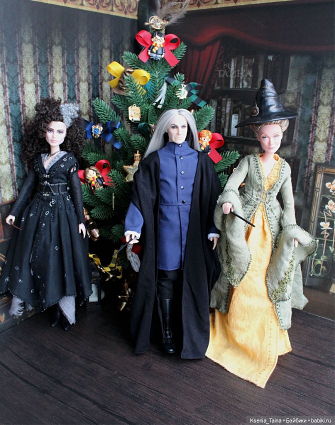 Елка в Хогвартсе — Куклы Harry Potter (Гарри Поттер) Mattel: Wizarding World (фото 7)