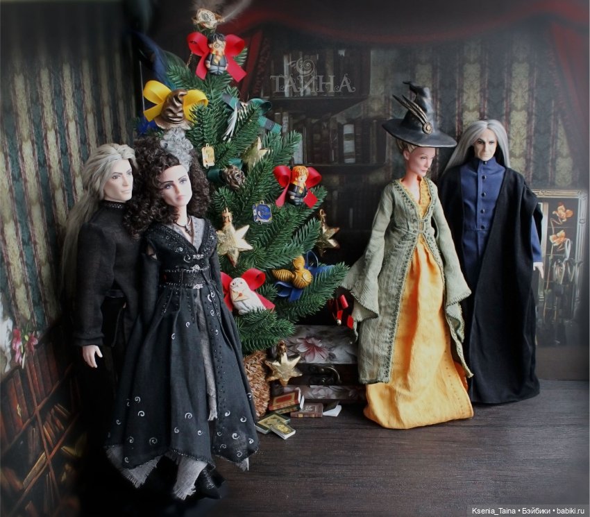 Елка в Хогвартсе — Куклы Harry Potter (Гарри Поттер) Mattel: Wizarding World