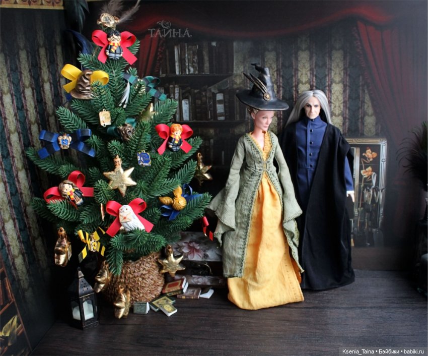 Елка в Хогвартсе — Куклы Harry Potter (Гарри Поттер) Mattel: Wizarding World (фото 4)