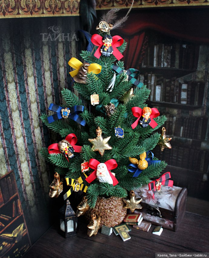 Елка в Хогвартсе — Куклы Harry Potter (Гарри Поттер) Mattel: Wizarding World