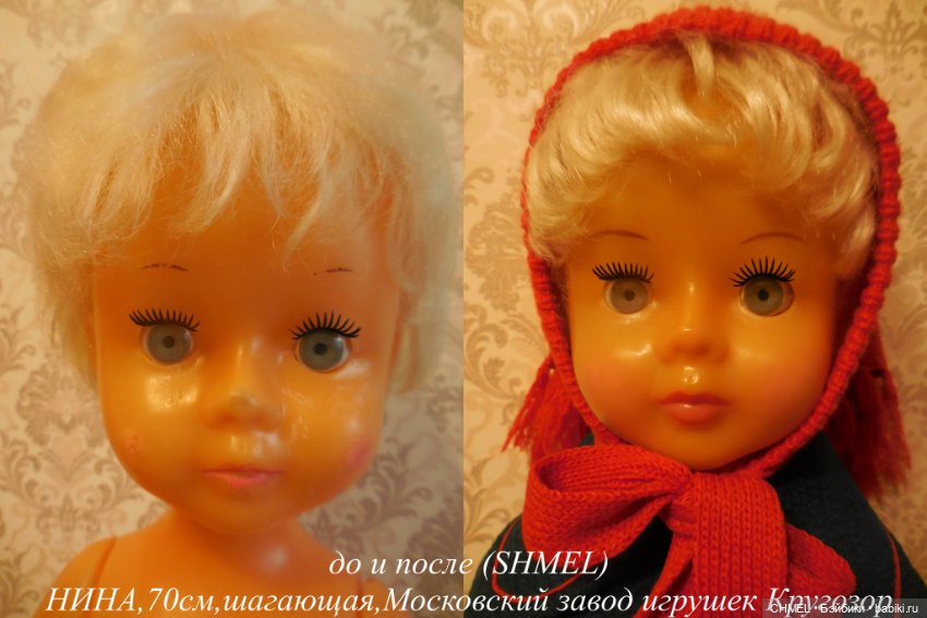 Нина СССР — Ремонт кукол СССР и ГДР (немок): чернота