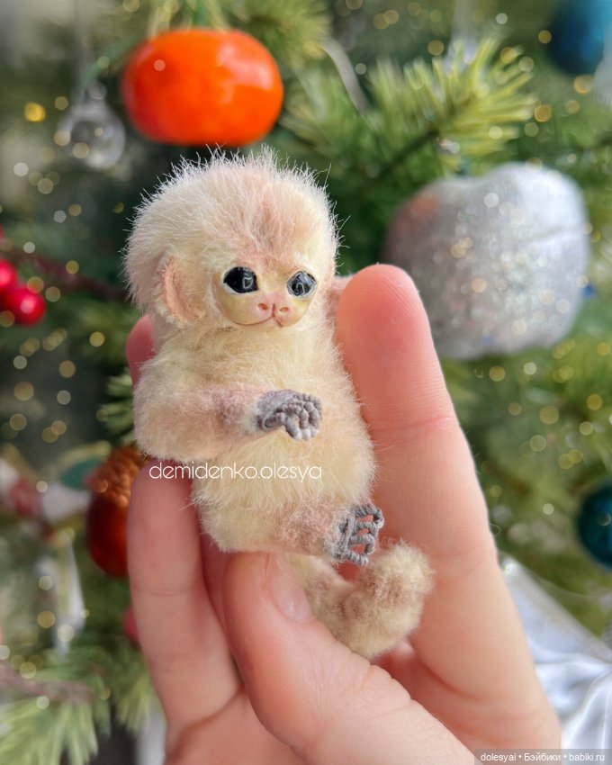 Миниатюрная обезьянка игрунка 💓🐒 (фото 6)