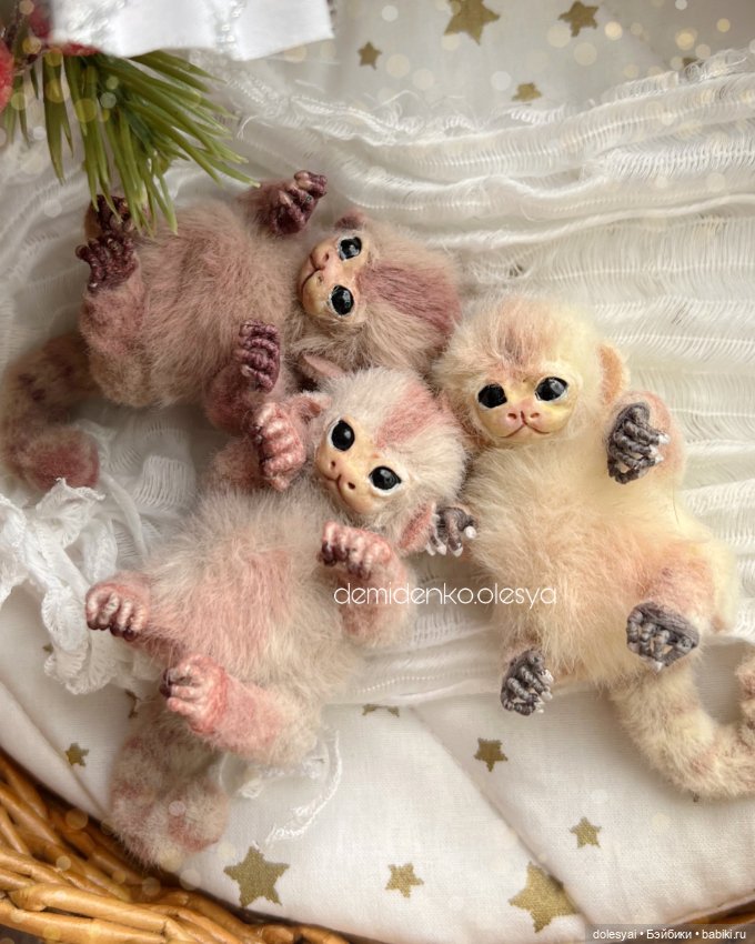 Миниатюрная обезьянка игрунка 💓🐒 (фото 4)