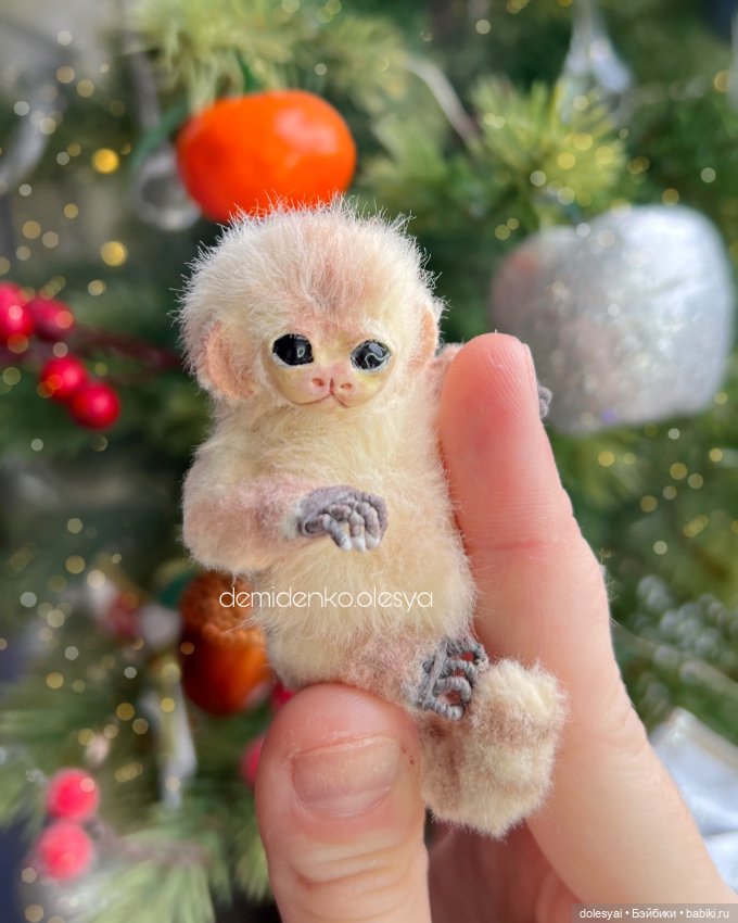 Миниатюрная обезьянка игрунка 💓🐒 (фото 3)