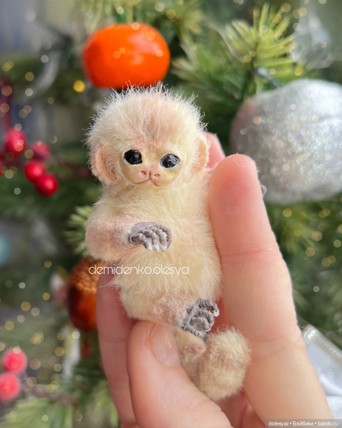 Миниатюрная обезьянка игрунка 💓🐒 (фото 5)