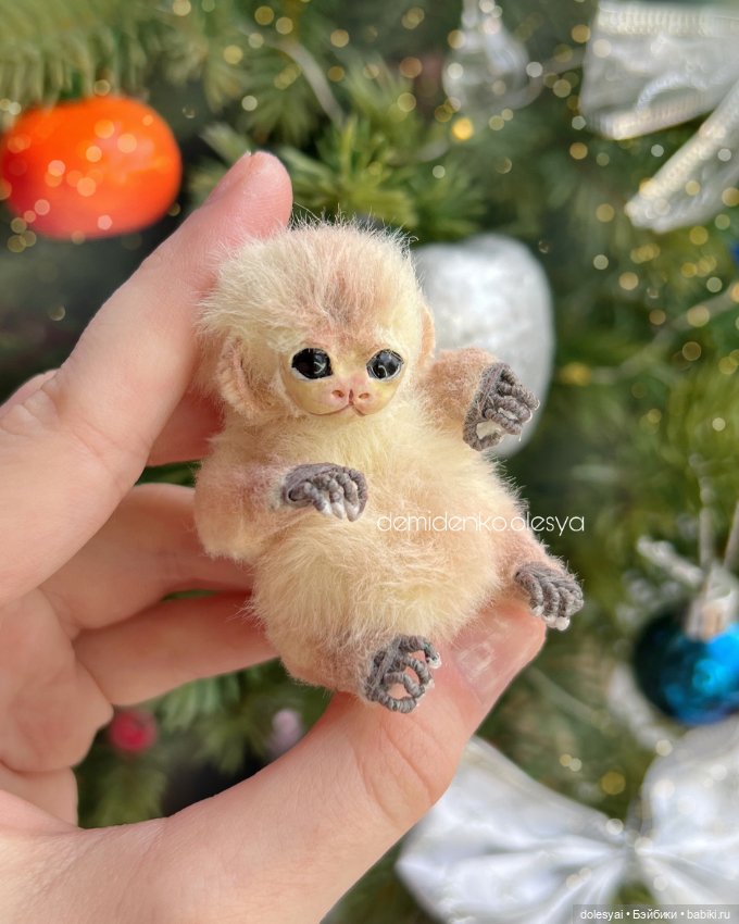 Миниатюрная обезьянка игрунка 💓🐒