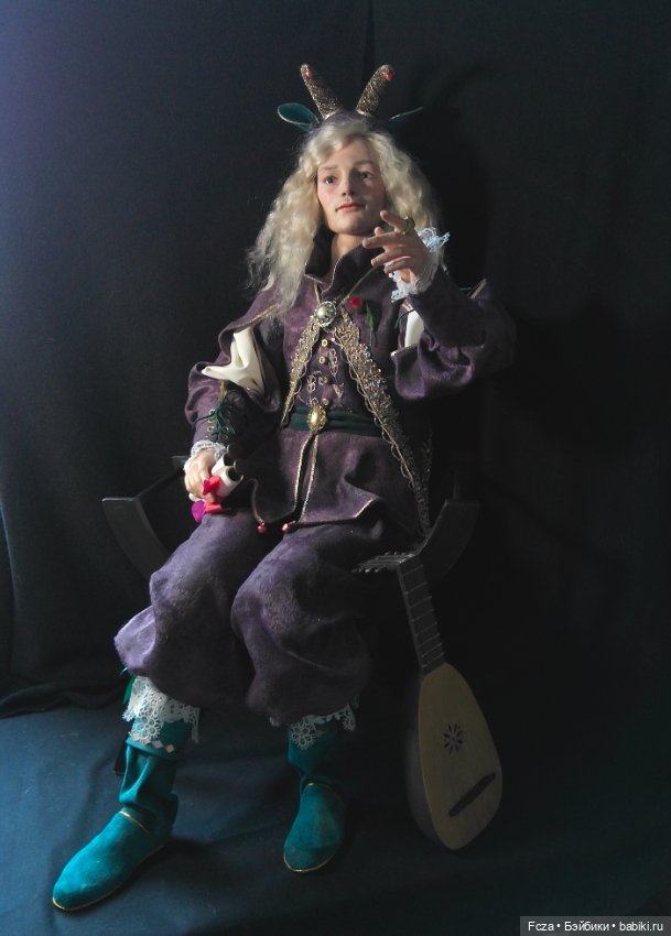 Шут Венсан — Лепка авторских кукол: полимерная глина