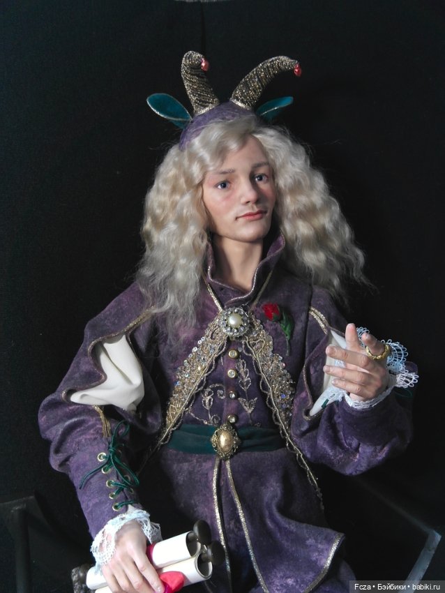 Шут Венсан — Лепка авторских кукол: полимерная глина (фото 3)