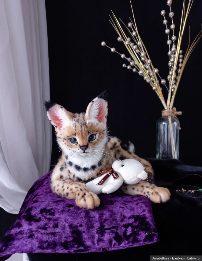 Мягкая игрушка кот | Сервал 🖤