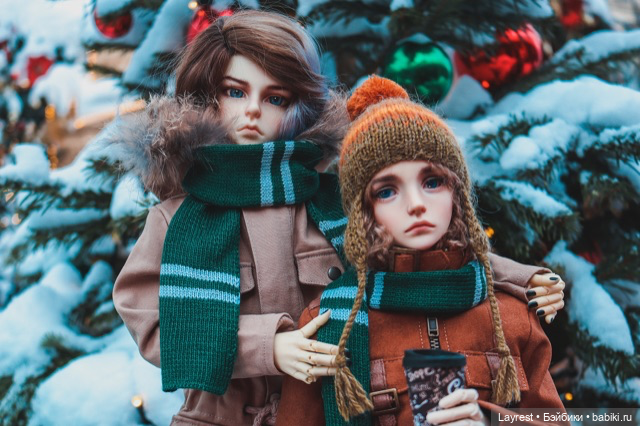 Новогодняя прогулка — Куклы Dollzone (Доллзон): BJD (БЖД) (фото 7)