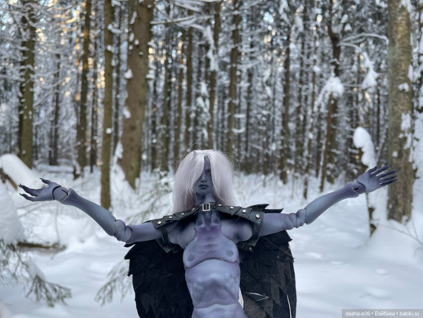 Зимний лес — Авторские куклы BJD (БЖД) у нас дома: фото