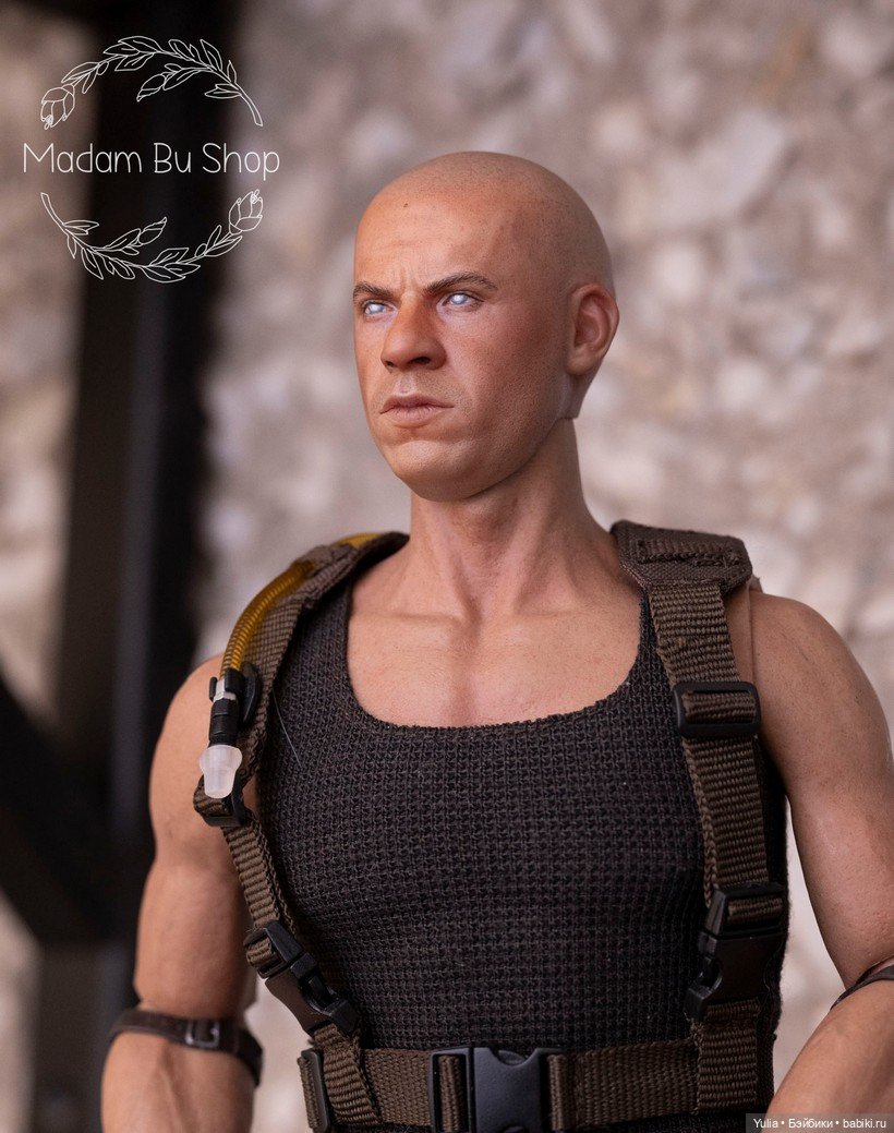 Кастом экшн-головы Вина Дизеля в роли Риддик (фото 5)