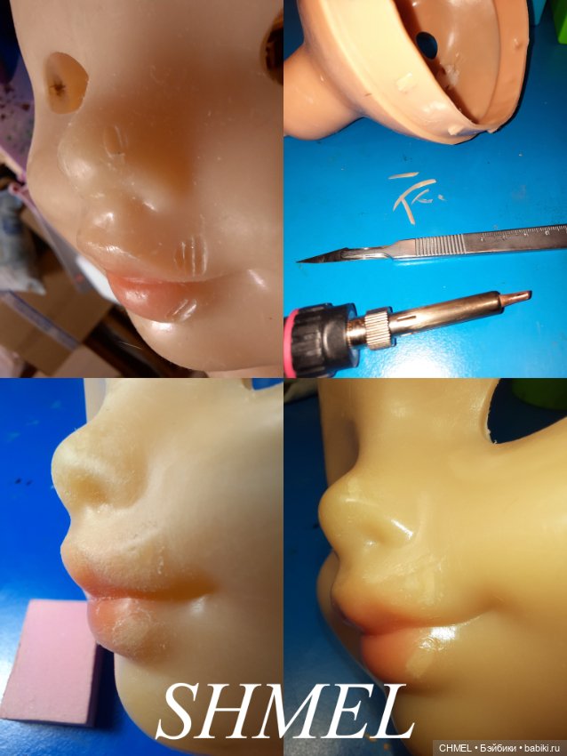 Лиля СССР — Ремонт кукол СССР и ГДР (немок): чернота (фото 2)