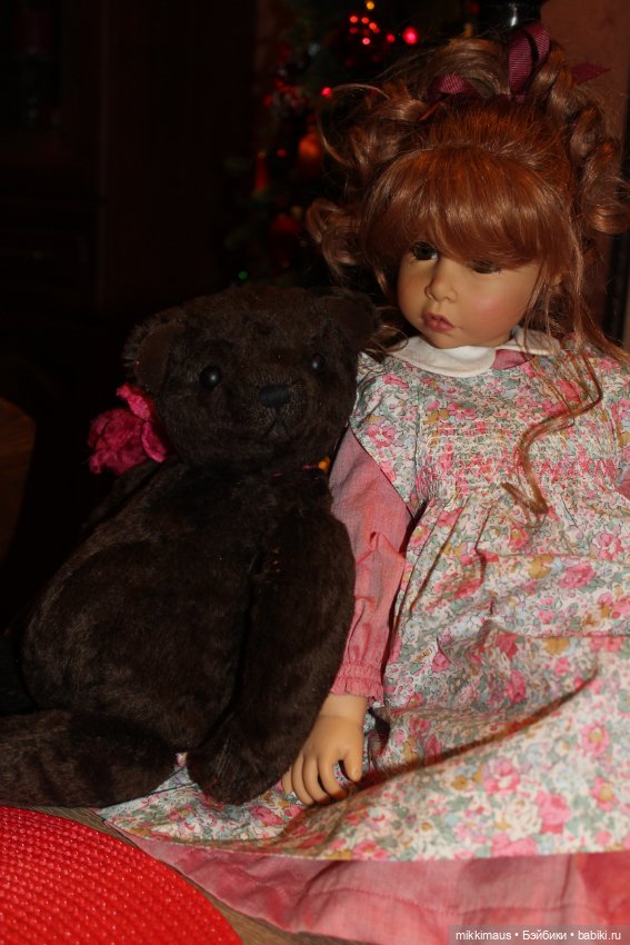Кукла с мишкой: Шарлин от Joke Grobben и Шоколад (фото 9)