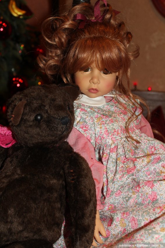 Кукла с мишкой: Шарлин от Joke Grobben и Шоколад (фото 4)