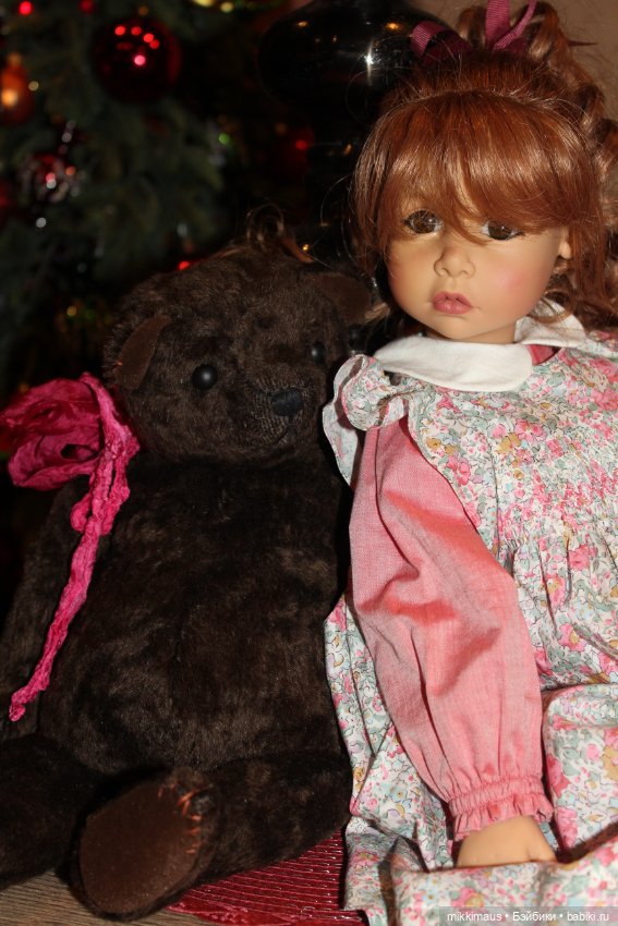 Кукла с мишкой: Шарлин от Joke Grobben и Шоколад