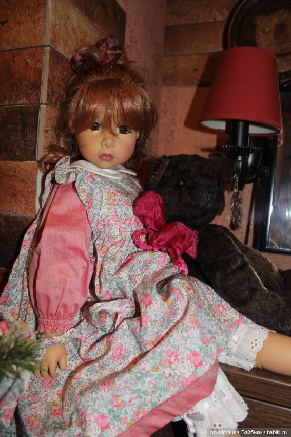 Кукла с мишкой: Шарлин от Joke Grobben и Шоколад (фото 7)