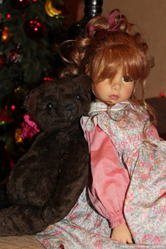 Кукла с мишкой: Шарлин от Joke Grobben и Шоколад (фото 10)