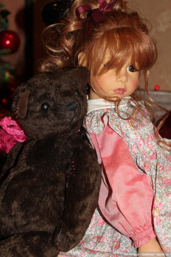 Кукла с мишкой: Шарлин от Joke Grobben и Шоколад (фото 6)