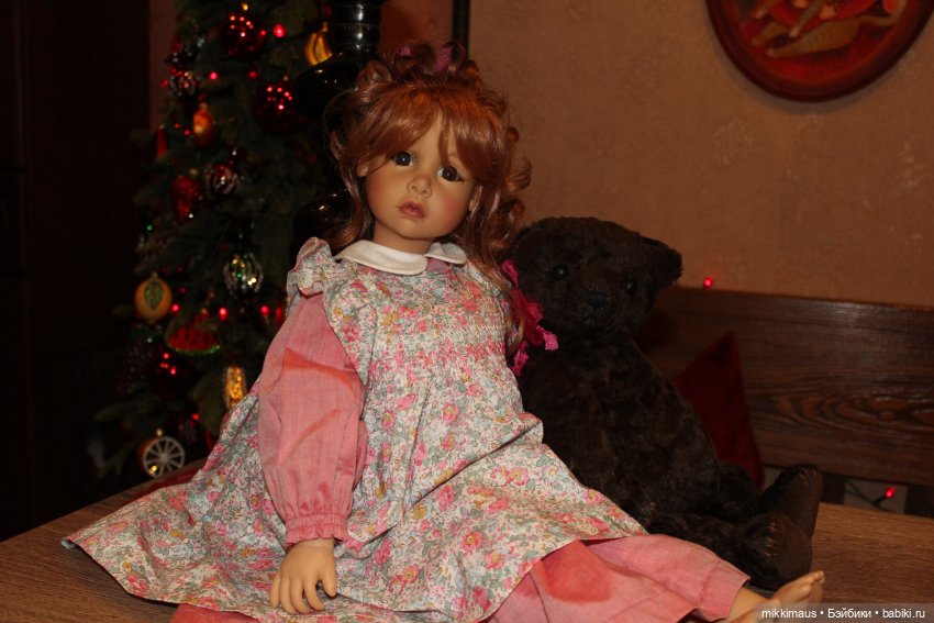 Кукла с мишкой: Шарлин от Joke Grobben и Шоколад