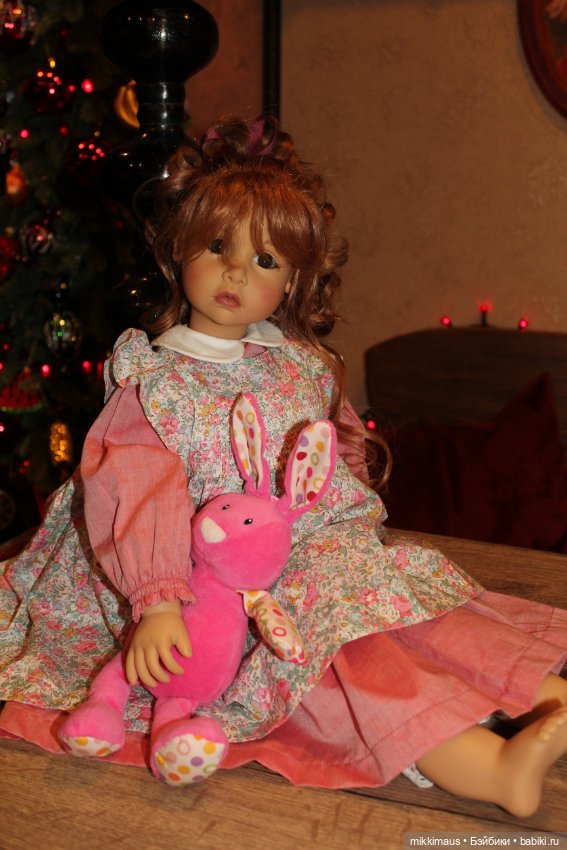 Кукла с мишкой: Шарлин от Joke Grobben и Шоколад