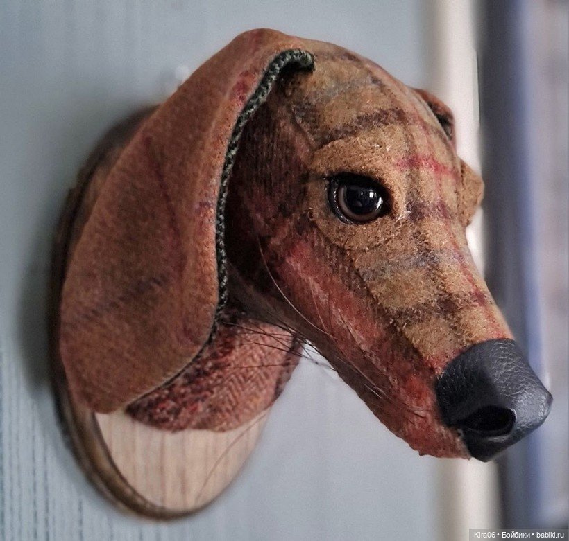 Бюст собаки с выкройкой — Выкройка собаки и щенка: Тедди (фото 4)