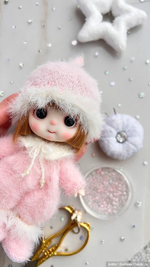 Розовое облачко 💕 — Куклы и тела Obitsu 11 (Ob11): гибриды (фото 5)