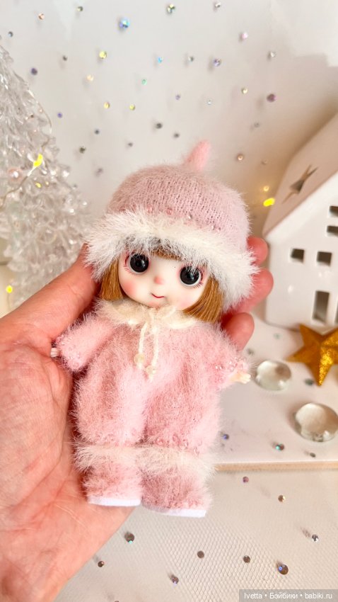 Розовое облачко 💕 — Куклы и тела Obitsu 11 (Ob11): гибриды (фото 3)