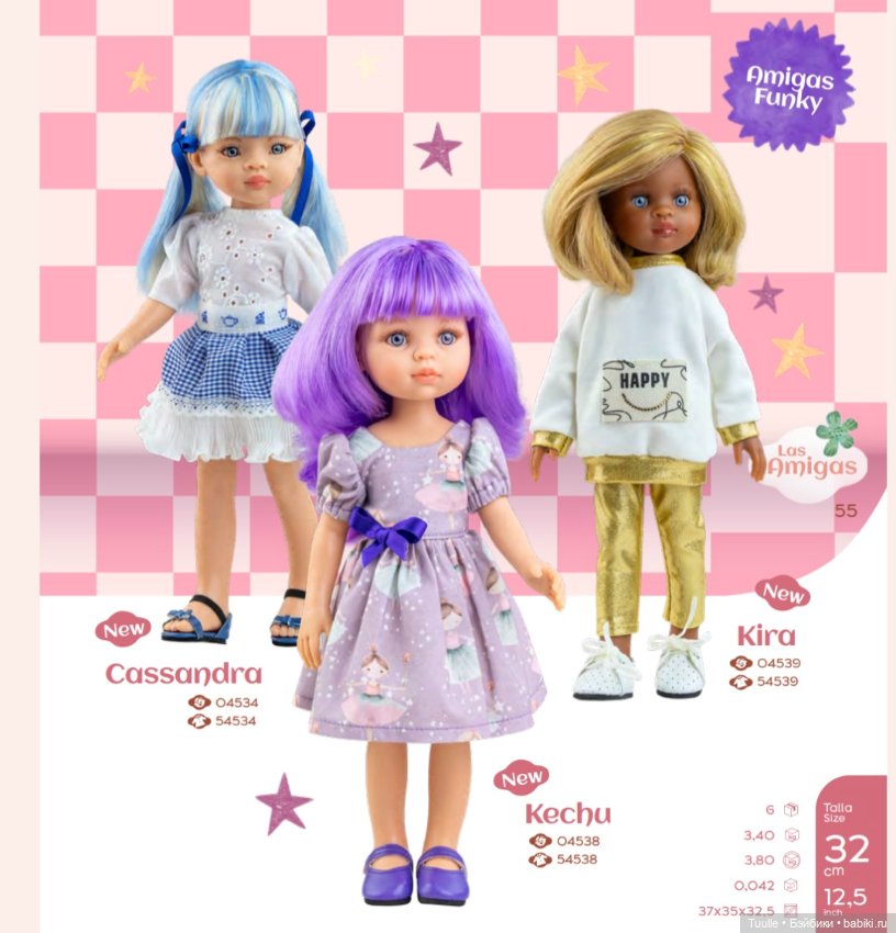 Новые Паолы — Куклы Paola Reina (Паола Рейна): новинки (фото 6)